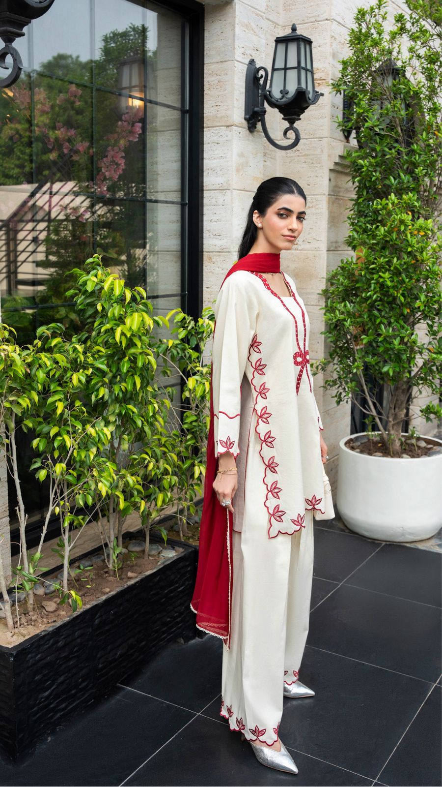 Angel Embroidered 3pc