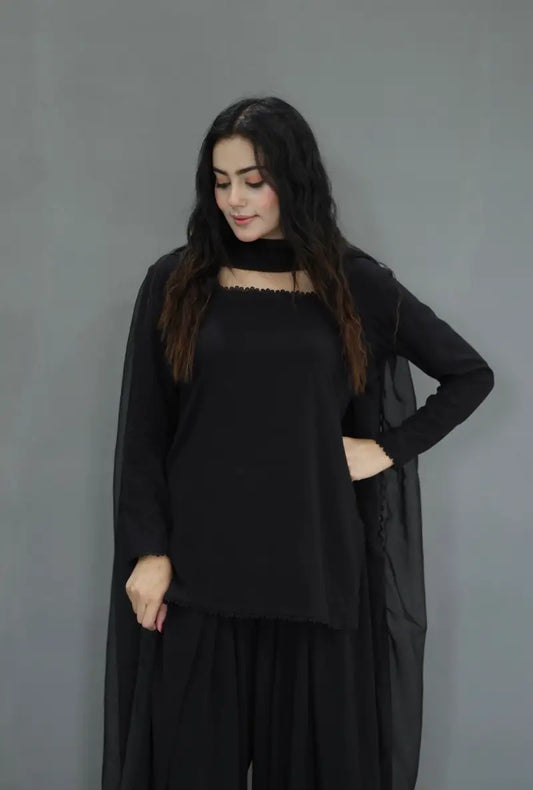 Kaif 3pc Dress (Farshi Shalwar)