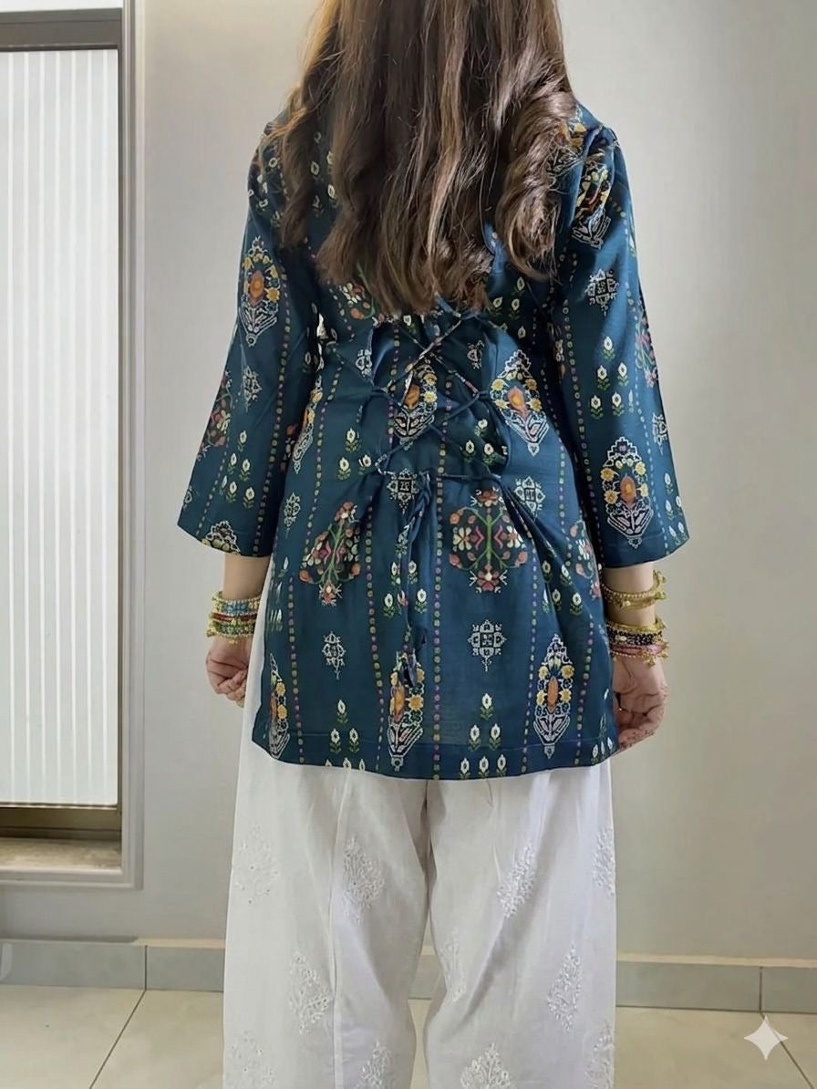 KIRAN 2PC EMBROIDERED DRESS (FARSHI SHALWAR)
