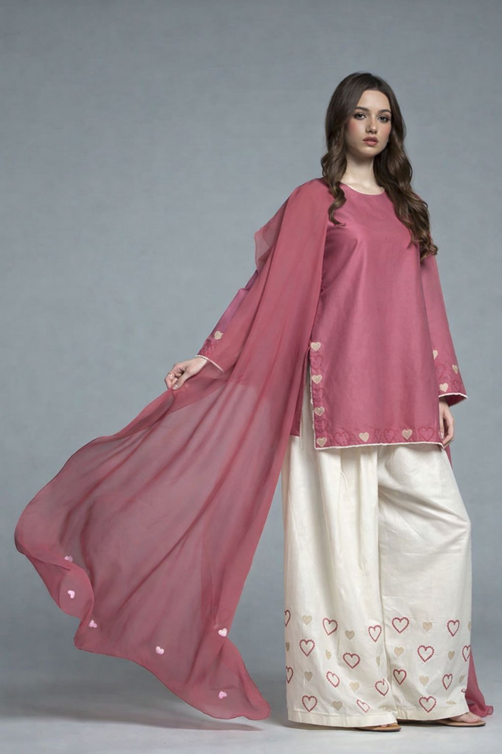 Primanti Embroidered 3pc dress