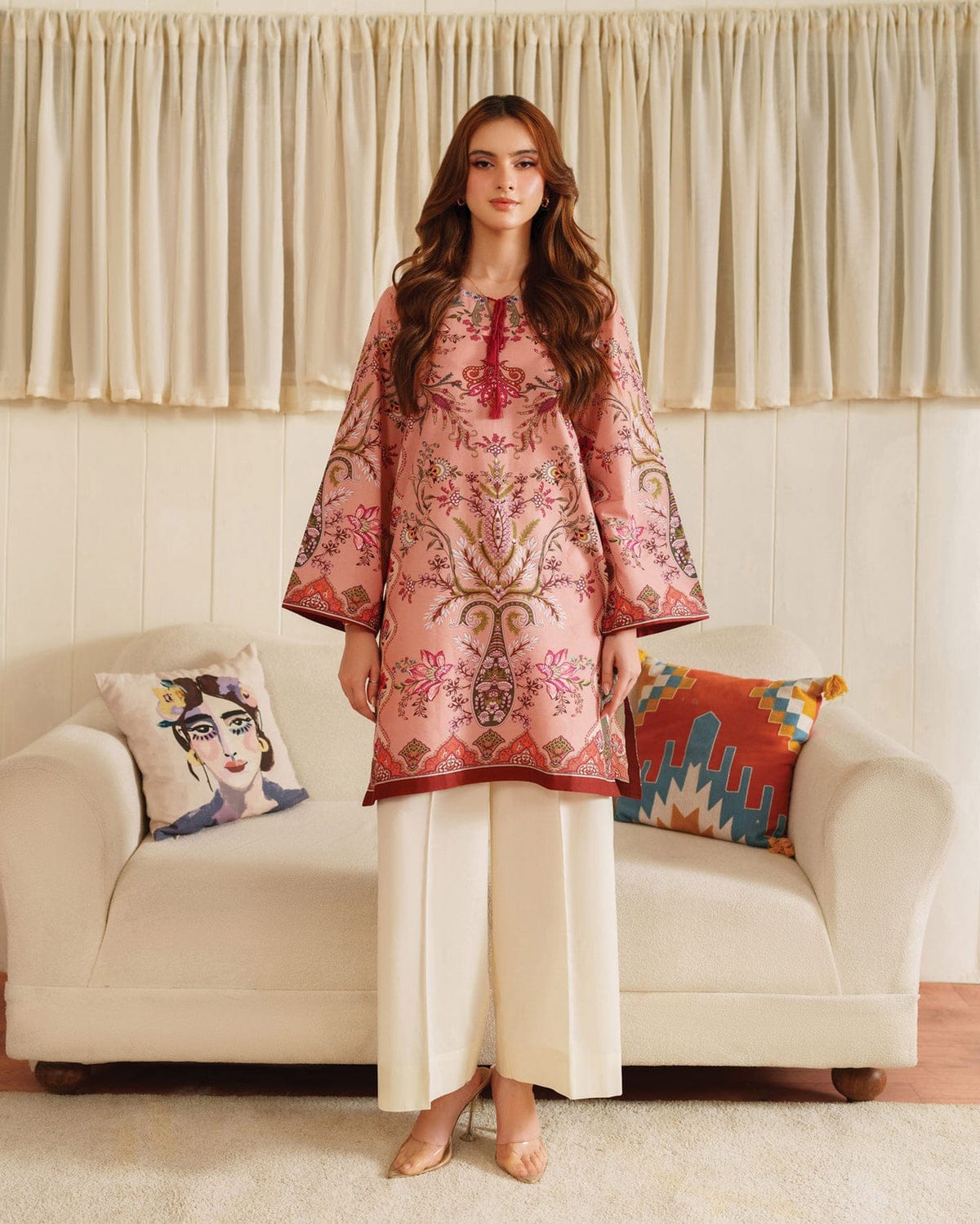 Huda 2pc Printed Dress