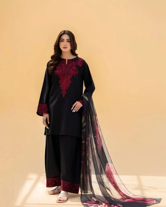 Zamin Embroidered 3pcs