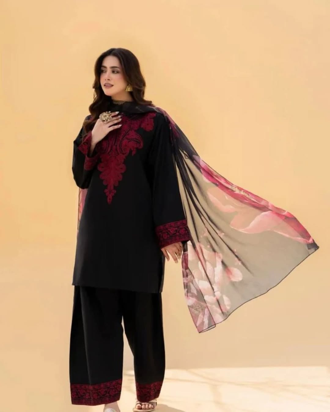 Zamin Embroidered 3pcs