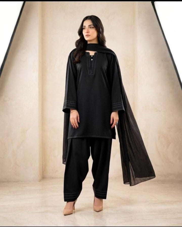 Rawaj 3pc Dress(Farshi Shalwar)