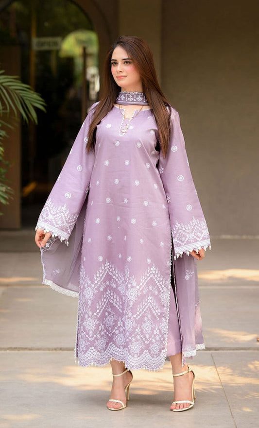 Sapphire Bloom 3pc Dress