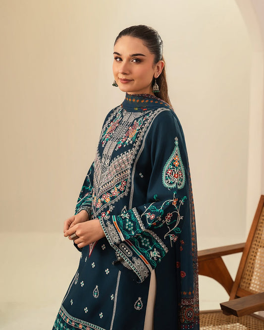 Zarqash 3pc Dress(Farshi Shalwar)