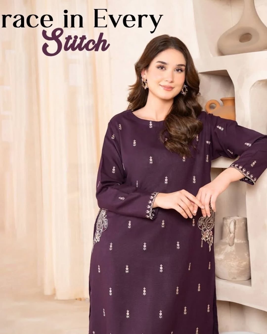 Purple pocket 2pcs