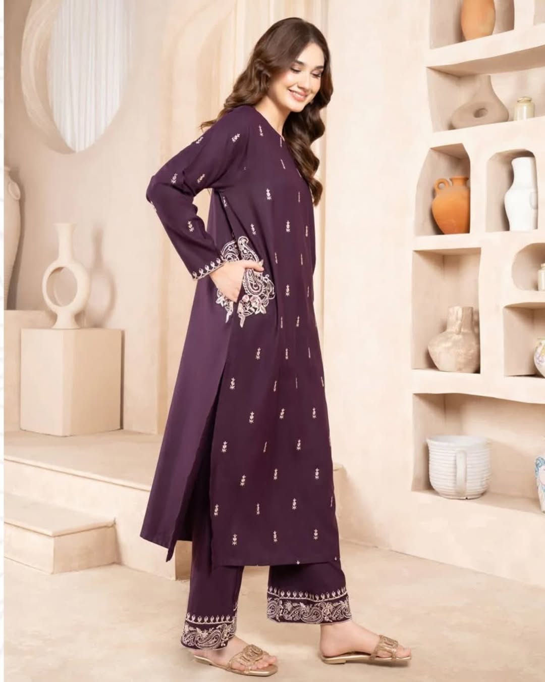 Purple pocket 2pcs