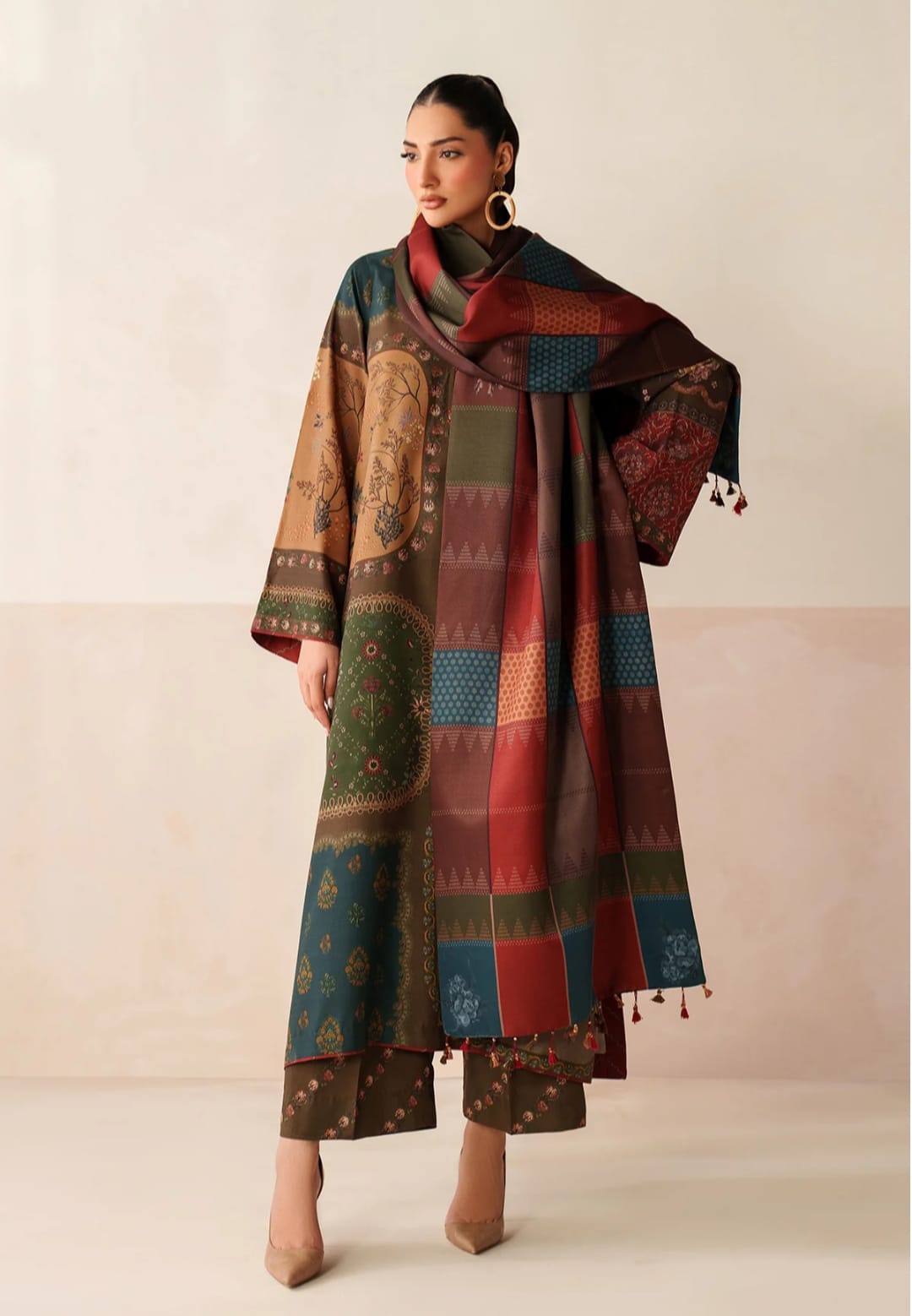 Perry Printed 3pc Dress