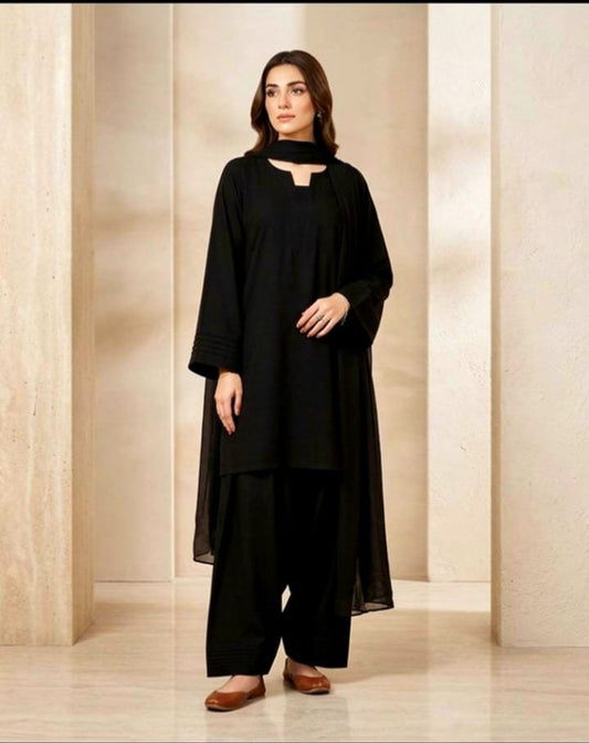 Rawaj 3pc Dress(Farshi Shalwar)